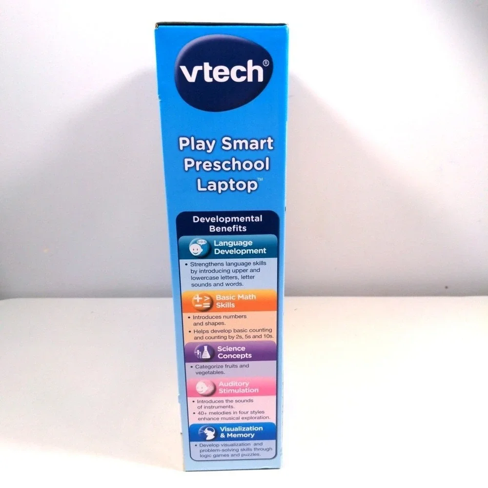VTech Play Smart Preschool Laptop Learning Toy‎ 30 Activities Span/Eng 3-6 Years